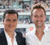 Exclusif - Laurent Luyat et Cyril Féraud - Plateau de France Télévision lors des Internationaux de France de Tennis de Roland Garros 2023 - Jour 15 à Paris le 11 Juin. © Bertrand Rindoff / Bestimage 