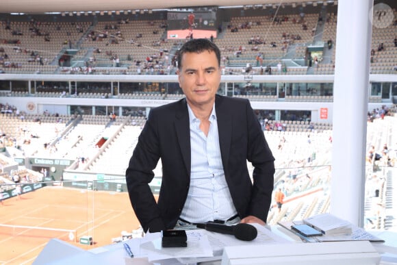 Laurent Luyat - Plateau de France Télévision lors des Internationaux de France de Tennis de Roland Garros 2023 - Jour 07 à Paris le 03 Juin. © Bertrand Rindoff / Bestimage 