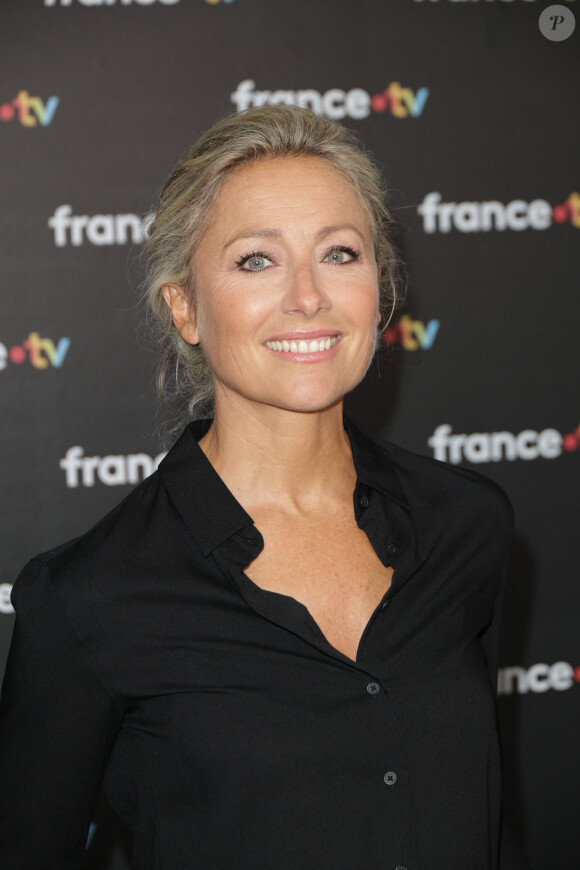 Anne-Sophie Lapix au photocall de la conférence de presse de rentrée de France Télévisions à Paris, France, le 4 septembre. © Coadic Guirec/Bestimage 