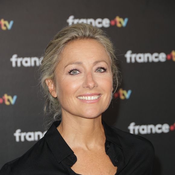 Anne-Sophie Lapix au photocall de la conférence de presse de rentrée de France Télévisions à Paris, France, le 4 septembre. © Coadic Guirec/Bestimage 