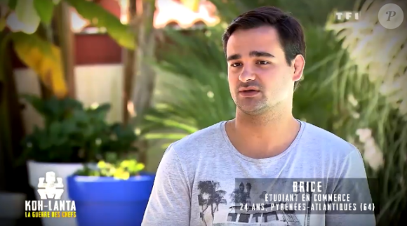 Brice, candidat de "Koh-Lanta, la guerre des chefs" (TF1).