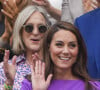 Peu à peu, la princesse Kate reprend sa vie publique
La princesse Catherine de Galles lors de la finale Hommes du tournoi de tennis de Wimbledon. Le 14 juillet 2024