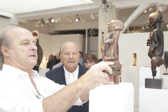 Exclusif - Antonio Casanovas, Marc Ladreit de Lacharrière (nouveau président d’honneur du Parcours des Mondes) - Inauguration de la visite du Parcours des Mondes édition à Paris. © Jack Tribeca / Bestimage