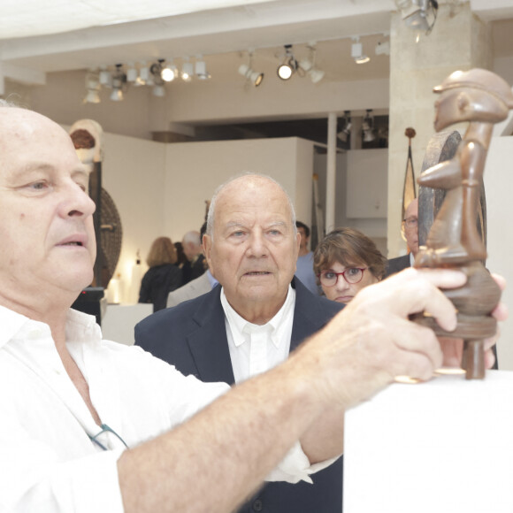 Exclusif - Antonio Casanovas, Marc Ladreit de Lacharrière (nouveau président d’honneur du Parcours des Mondes) - Inauguration de la visite du Parcours des Mondes édition à Paris. © Jack Tribeca / Bestimage