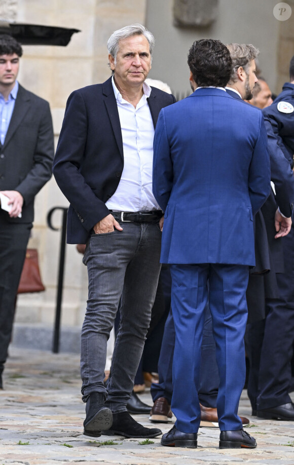 Obsèques du réalisateur Laurent Tirard en l'église de Sant-Germain-des-Près à Paris le 11 septembre 2024.
