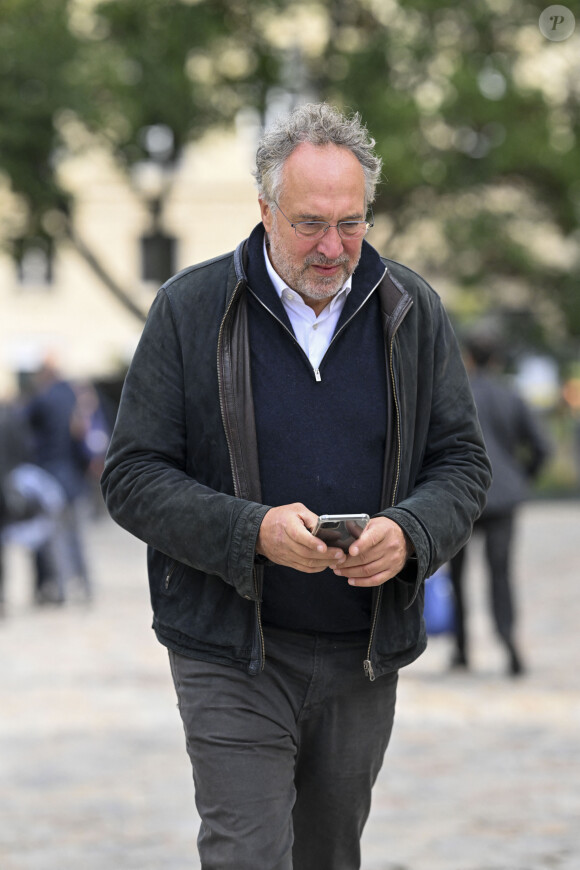 Obsèques du réalisateur Laurent Tirard en l'église de Sant-Germain-des-Près à Paris le 11 septembre 2024.