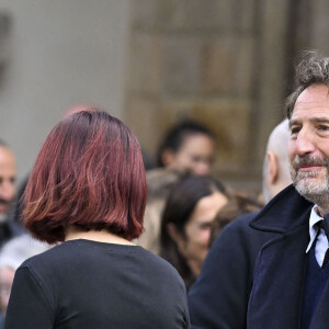 Edouard Baer - Obsèques du réalisateur Laurent Tirard en l'église de Sant-Germain-des-Près à Paris le 11 septembre 2024.