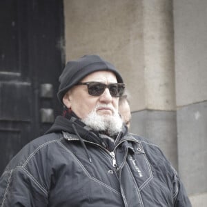 Exclusif - Charlélie Couture - Cérémonie funéraire du musicien François Hadji-Lazaro au crématorium du cimetière du Père Lachaise à Paris, France, le 06 mars 2023. © Jack Tribeca/Bestimage