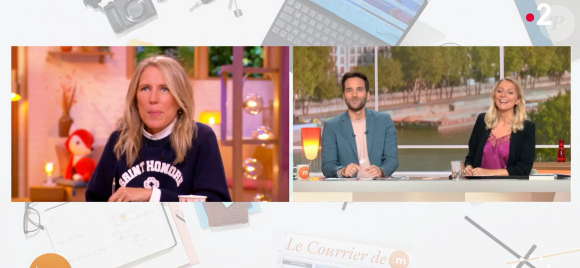 Samuel Ollivier complimente Agathe Lecaron en direct sur France 2