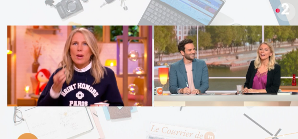 Samuel Ollivier complimente Agathe Lecaron en direct sur France 2