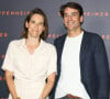 Claire Fournier et son mari Julian Bugier - Première du film "Oppenheimer" au Grand Rex à Paris le 11 juillet 2023. © Coadic Guirec/Bestimage