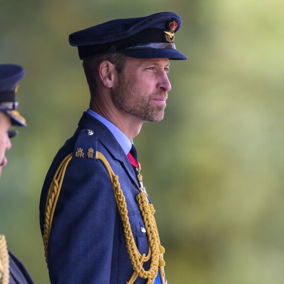 Le prince William, prince de Galles, assiste au défilé du souverain au nom de sa majesté le roi d'Angleterre au Royal Air Force College de Cranwell, Royaume Uni, le 12 septembre 2024. © Cover Images via ZUMA Press/Bestimage 