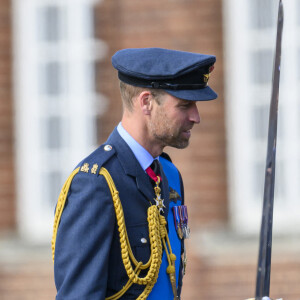 Le prince William, prince de Galles, assiste au défilé du souverain au nom de sa majesté le roi d'Angleterre au Royal Air Force College de Cranwell, Royaume Uni, le 12 septembre 2024. © Cover Images via ZUMA Press/Bestimage 