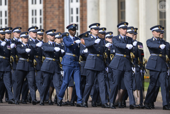 Le prince William, prince de Galles, assiste au défilé du souverain au nom de sa majesté le roi d'Angleterre au Royal Air Force College de Cranwell, Royaume Uni, le 12 septembre 2024. © Cover Images via ZUMA Press/Bestimage 
