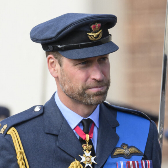 Le prince William, prince de Galles, assiste au défilé du souverain au nom de sa majesté le roi d'Angleterre au Royal Air Force College de Cranwell, Royaume Uni, le 12 septembre 2024. © Cover Images via ZUMA Press/Bestimage 