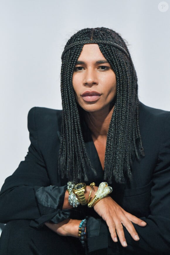 Olivier Rousteing au dîner Emily in Paris à La Samaritaine, à Paris, le 12 septembre 2024.