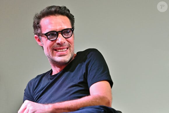 Nicolas Bedos, le président du Jury de la 3eme édition du Festival Cinéroman, à la salle de l'Artistique à Nice, le 22 octobre 2021.