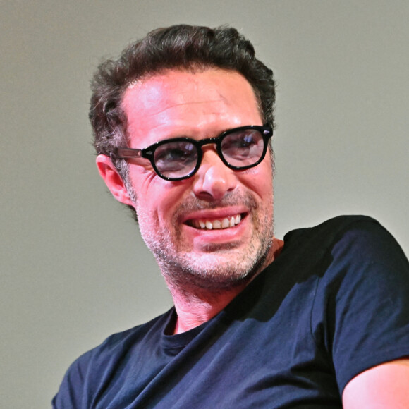 Nicolas Bedos, le président du Jury de la 3eme édition du Festival Cinéroman, à la salle de l'Artistique à Nice, le 22 octobre 2021.