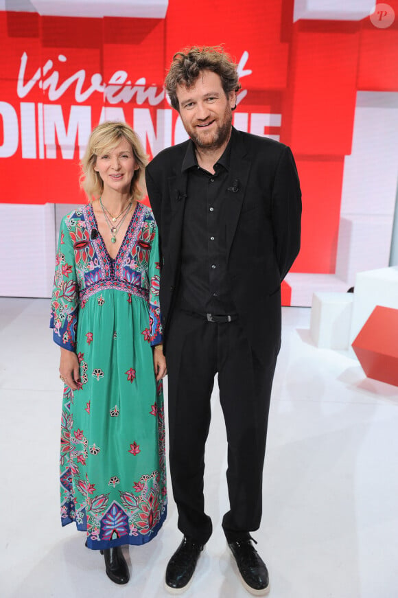 Exclusif - Olivier de Benoist et sa femme Caroline de Benoist - Enregistrement de l'émission "Vivement Dimanche", présentée par M.Drucker et diffusée le 15 septembre sur France 3. Le 10 septembre 2024 © Guillaume Gaffiot / Bestimage 