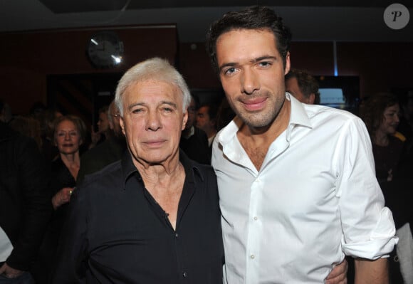 Exclusif - Guy et son fils Nicolas Bedos - Aftershow du spectacle de Guy Bedos "La der des der" a l'Olympia a Paris. Le 23 decembre 2013