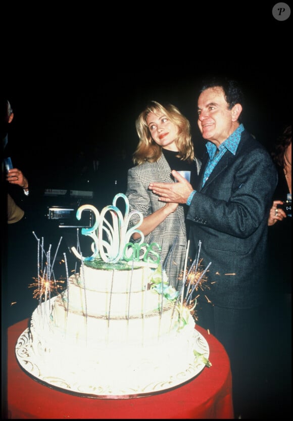 Guy Béart et Emmanuelle Béart en 1987