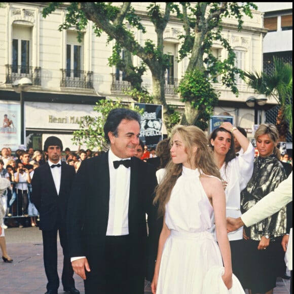 Guy Béart et Emmanuelle Béart en 1985