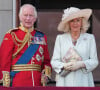 C'est officiel, Buckingham recrute !
Le roi Charles III d'Angleterre et la reine consort Camilla - Les membres de la famille royale britannique au balcon du Palais de Buckingham lors de la parade militaire "Trooping the Colour" à Londres © Julien Burton / Bestimage 