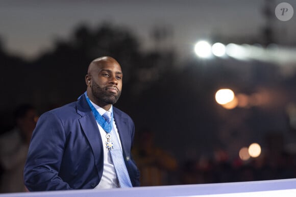 Exclusif - Teddy Riner - Personnalités sur le plateau de l'émission "Paris 2024 : merci! La grande soirée événement" sur les Champs-Elysées à Paris, à l'occasion des Jeux Olympiques et Paralympiques Paris 2024, diffusée en direct sur France 2, le 14 septembre 2024 © Perusseau-Ramsamy / Bestimage  Exclusive - No Web No Blog pour Belgique et Suisse 