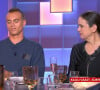 Isabelle Carré, Amélie Nothomb et Kauli Vaast sur le plateau de "C à Vous" face à Anne-Élisabeth Lemoine.