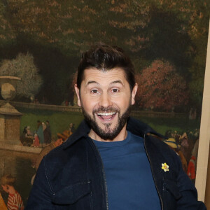 Christophe Beaugrand lors du lancement de 'Une Jonquille contre le cancer' à Paris le 12 Mars 2024. © Denis Guignebourg/Bestimage