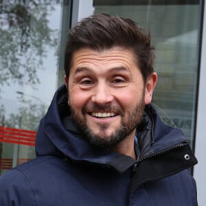 Christophe Beaugrand - Les célébrités à la sortie de l'émission "Les Grosses Têtes" aux studios RTL à Neuilly-sur-Seine, France, le 17 avril 2023. © Jonathan Rebboah/Panoramic/Bestimage