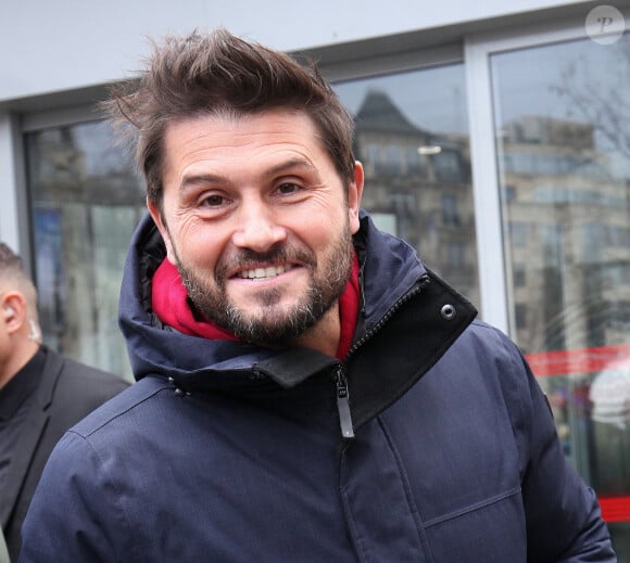 Christophe Beaugrand - Les invités de l'émission des "Grosses Têtes" à la sortie des studios RTL à Neuilly-sur-Seine, France, le 30 janvier 2023. © Jonathan Rebboah/Panoramic/Bestimage