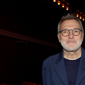 Laurent Ruquier (auteur de la pièce) - Générale de la pièce "La Joconde parle enfin" écrite par L. Ruquier au théâtre de l'oeuvre à Paris, France, le 04 avril 2024. © Christophe Clovis / Bestimage La Joconde parle enfin et nous raconte sa vie, de sa création par Léonard de Vinci jusqu'à aujourd'hui au Louvre. Laurent Ruquier donne enfin la parole à cette star internationale à qui personne n'a jamais demandé son avis. 