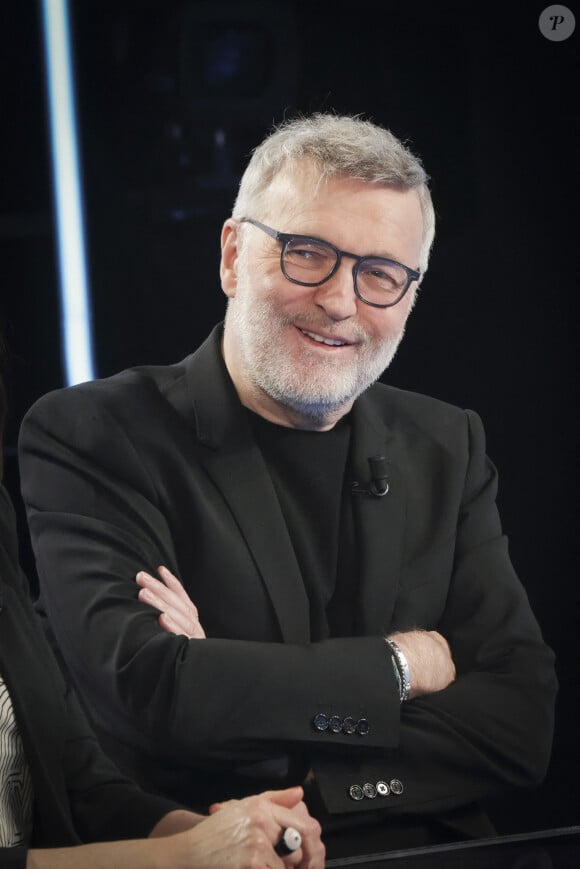 Laurent Ruquier - Enregistrement de l'émission "TPMP (Touche Pas à Mon Poste)", présentée par C.Hanouna et diffusée sur C8. Le 20 février 2024 © Jack Tribeca / Bestimage 