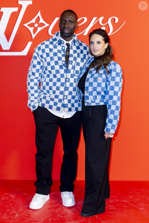 Omar Sy, Hélène Sy – Photocall du Défilé de mode Louis Vuitton Homme, Collection Automne-Hiver 2024/2025 dans le cadre de la Fashion Week de Paris, France, le 16 Janvier 2024. © Olivier Borde / Bestimage 