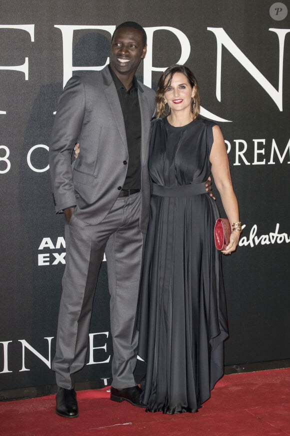 Omar Sy et sa femme Hélène Sy à la première de "Inferno" à Florence. Italie, le 8 octobre 2016. © Future-Image via Zuma Press/Bestimage