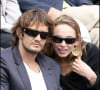 Ce qu'elle ne voulait pas est devenue comme une "évidence"
Bixente Lizarazu et Claire Keim à Roland Garros en 2009.