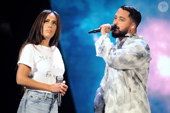 Exclusif - Amel Bent et Slimane - Enregistrement de l'émission "La grande soirée des duos", qui sera diffusée le 14 octobre sur W9 © Gaffiot-Moreau / Bestimage 