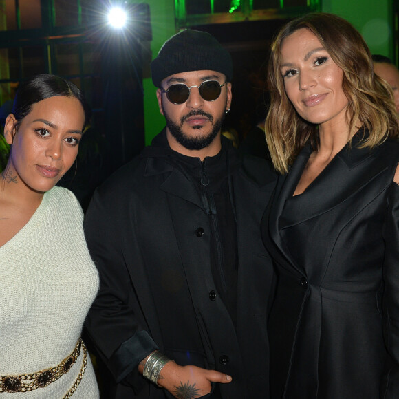 Même son de cloche avec son acolyte Slimane, de quoi enflammer la Toile.
Amel Bent, Slimane (Slimane Nebchi) et Vitaa lors de la soirée de lancement de la collection capsule "I'm not a rapper" de la marque Elevenparis (Eleven Paris) à Paris, France, le 11 avril 2019. © Veeren/Bestimage 