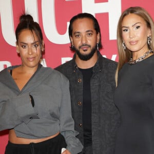 Amel Bent, Slimane et Vitaa au photocall du "concerto pour la paix" de Omar Harfouch au Théâtre des Champs-Elysées à Paris le 18 septembre 2024. © Coadic Guirec / Bestimage 