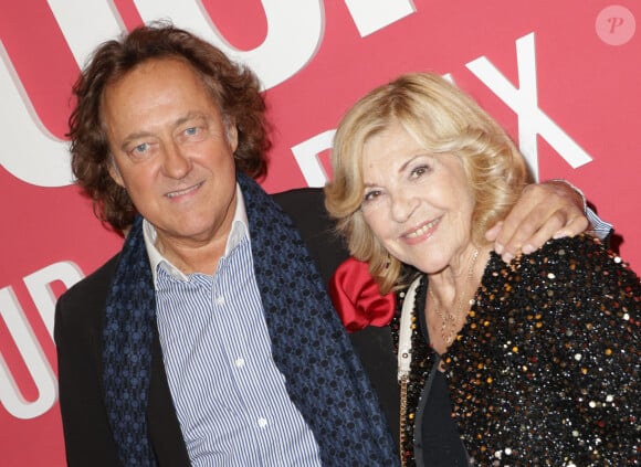 Nicoletta et son mari Jean-Christophe Molinier au photocall du "concerto pour la paix" de Omar Harfouch au Théâtre des Champs-Elysées à Paris le 18 septembre 2024. © Coadic Guirec / Bestimage 