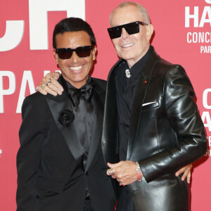 Omar Harfouch et Jean-Claude Jitrois au photocall du "concerto pour la paix" de Omar Harfouch au Théâtre des Champs-Elysées à Paris le 18 septembre 2024. © Coadic Guirec / Bestimage 