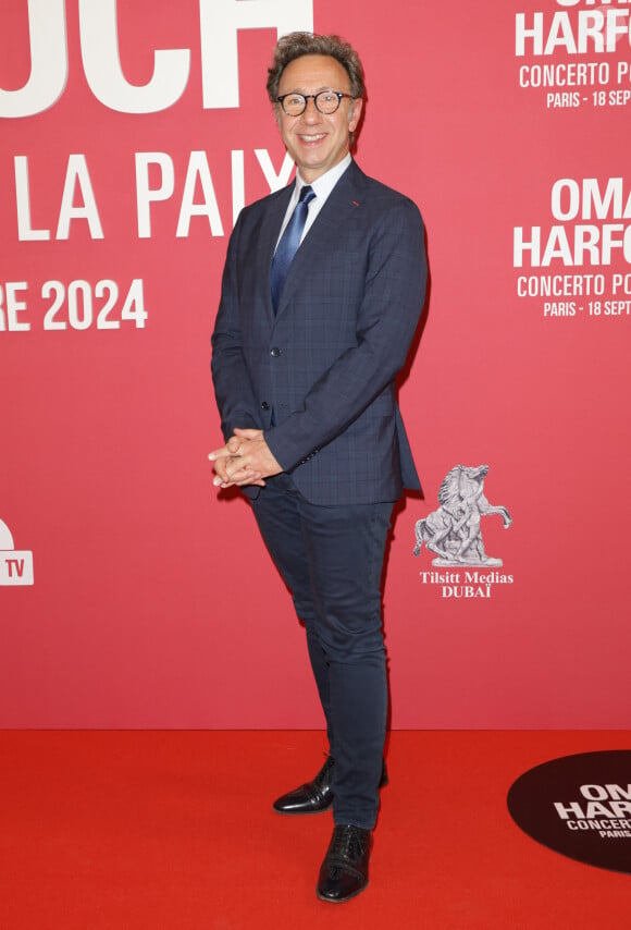 Stéphane Bern au photocall du "concerto pour la paix" de Omar Harfouch au Théâtre des Champs-Elysées à Paris le 18 septembre 2024. © Coadic Guirec / Bestimage 