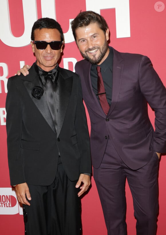 Omar Harfouch et Christophe Beaugrand au photocall du "concerto pour la paix" de Omar Harfouch au Théâtre des Champs-Elysées à Paris le 18 septembre 2024. © Coadic Guirec / Bestimage 