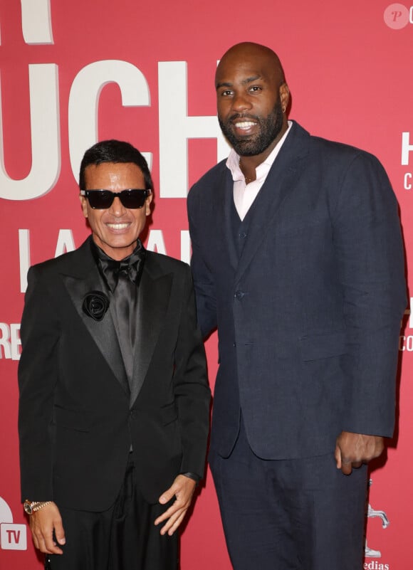 Omar Harfouch et Teddy Riner au photocall du "concerto pour la paix" de Omar Harfouch au Théâtre des Champs-Elysées à Paris le 18 septembre 2024. © Coadic Guirec / Bestimage 