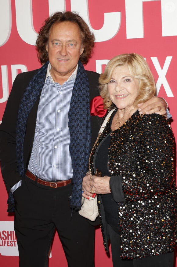 Nicoletta et son mari Jean-Christophe Molinier au photocall du "concerto pour la paix" de Omar Harfouch au Théâtre des Champs-Elysées à Paris le 18 septembre 2024. © Coadic Guirec / Bestimage 