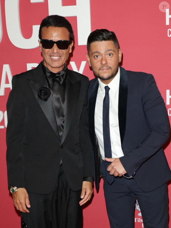 Omar Harfouch et Sasha Elbaz au photocall du "concerto pour la paix" de Omar Harfouch au Théâtre des Champs-Elysées à Paris le 18 septembre 2024. © Coadic Guirec / Bestimage 