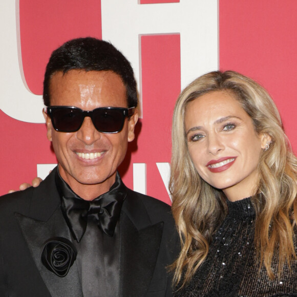 Omar Harfouch et Clara Morgane au photocall du "concerto pour la paix" de Omar Harfouch au Théâtre des Champs-Elysées à Paris le 18 septembre 2024. © Coadic Guirec / Bestimage 