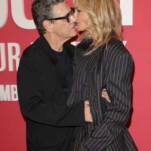 Marc Lavoine et Adriana Karembeu au photocall du "concerto pour la paix" de Omar Harfouch au Théâtre des Champs-Elysées à Paris le 18 septembre 2024