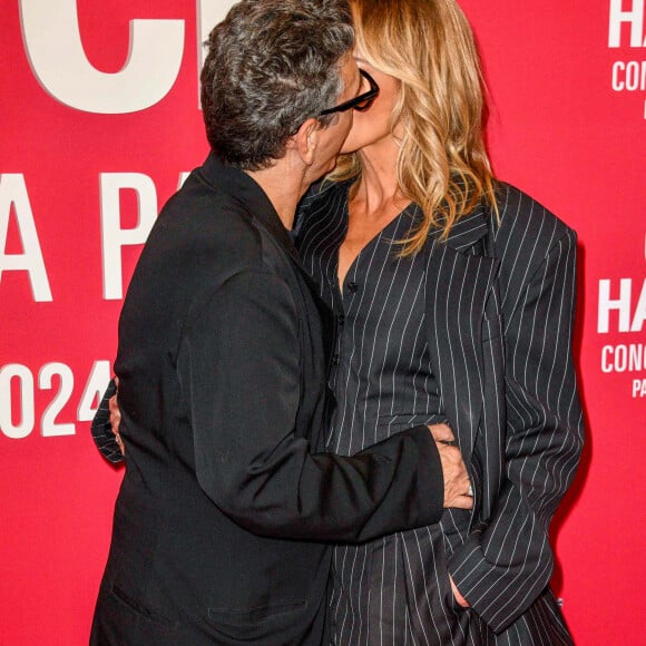 Marc Lavoine, Adriana Karembeu assistent à un photocall pour le Concerto For Peace d'Omar Harfouch au Théâtre des Champs-Elysées le 18 septembre 2024 à Paris, France. Photo par Shootpix/ABACAPRESS.COM